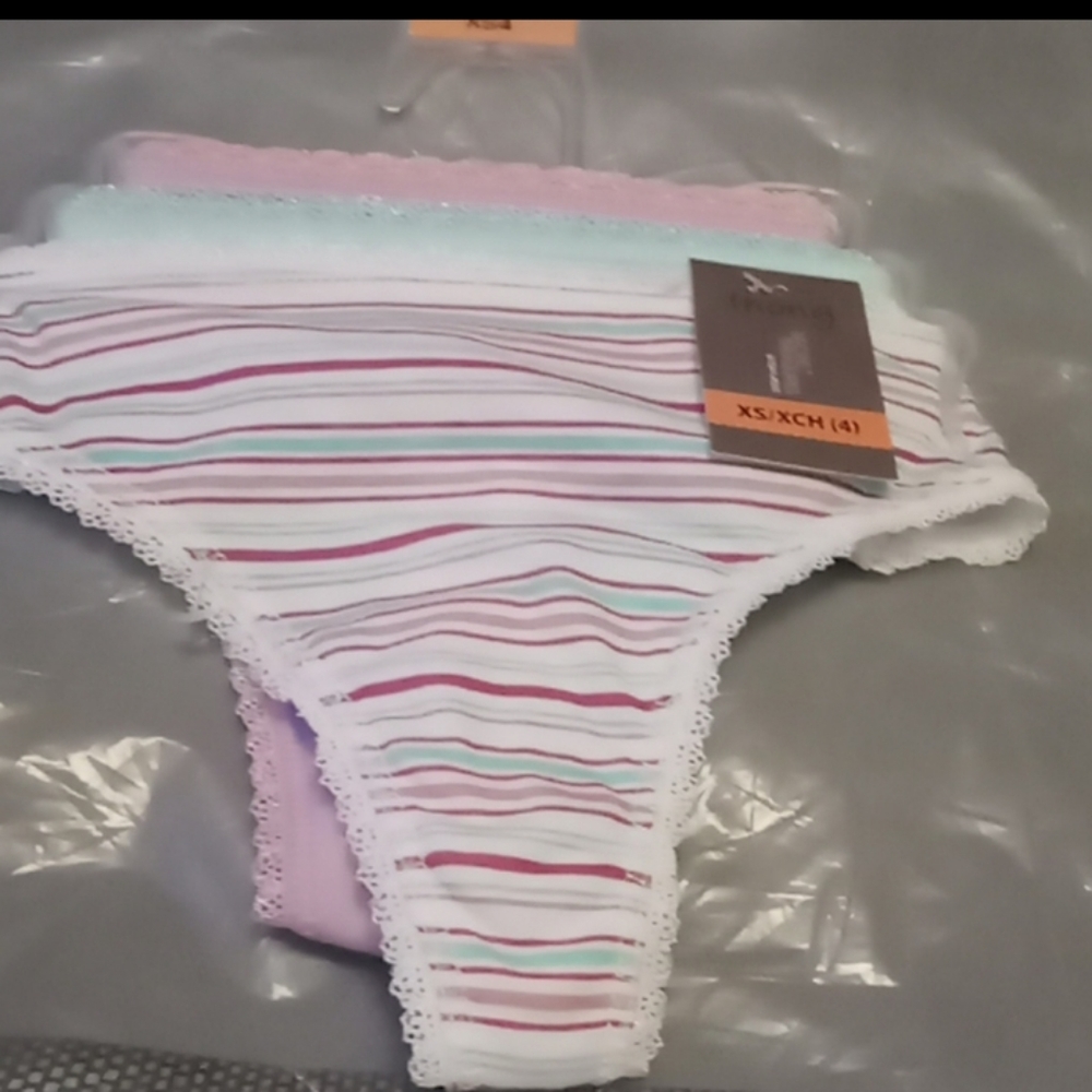 Size extra small thong underwear